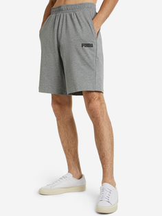 Шорты мужские PUMA Ess Jersey Shorts 10" M Medium Gray Heat, Серый, размер 42-44