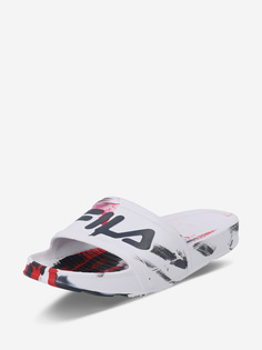 Шлепанцы мужские FILA Sleek Slide Marble, Белый, размер 45.5