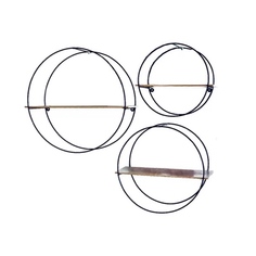 Полка M-group ТРИО чёрная