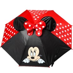 Зонт детский Disney Красотка Минни Маус с ушками, диаметр 70 см
