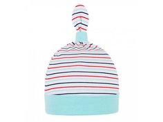 Шапка детская Чудо-Кроха I-82 Полоска цв. голубой р. 40