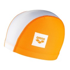 Шапочка для плавания детская Arena Unix II Jr 02384106 оранжево-белая