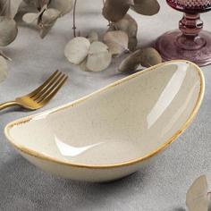 Салатник «Сапфир», 19,5×10,5×7,5 см, цвет бежевый No Brand