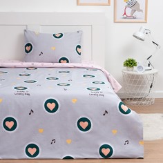 Постельное белье 1.5 сп "LoveLife" Big love, 143х215 см,150х214 см,50х70 см-1 шт. сатин No Brand