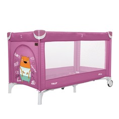 Манеж детский BABY TILLY T-1011 Rio Orchid Purple с рисунком