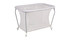 Манеж Polini kids Classic Бегемотик, серый