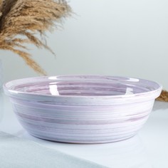 Салатник "Модерн №1" 29см, лаванда Борисовская керамика