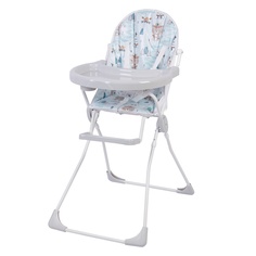 Стульчик для кормления Baby Boom Мишка с перьями, серый