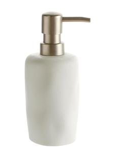 Дозатор для жидкого мыла настольный Айсберг БелыйB5632-1 полирезин Raindrops