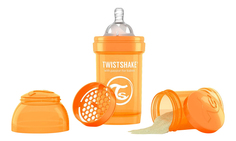 Детская бутылочка Twistshake Антиколиковая 180 мл оранжевая