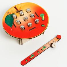 Детская рыбалка Сибирские игрушки Яблоко, деревянная