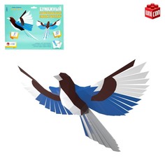 Конструктор Unicon полигональный, Птица, 6 листов, для детей