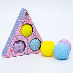 Игрушки для ванной Крошка Я подарочный, тактильные, Волшебная история 3 шт