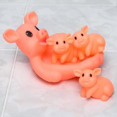 Игрушки для ванной Крошка Я Свинка, мыльница, 3 шт, малышей