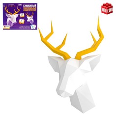 Конструктор Unicon полигональный, Олень, 6 листов, для детей