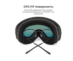Маска горнолыжная COPOZZ GOG-2912 Silver lens
