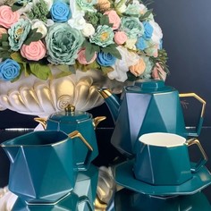 Чайный сервиз 17пр. 220 мл в подарочной упаковке, Фарфор 106-194 118-106-194 Lenardi