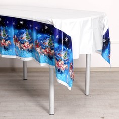 Скатерть «Новогодняя» 137 х 180см No Brand