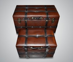 Набор из 2-х кожаных сундуков "Traveling" Jing Day Enterprise