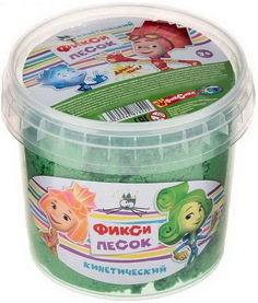Песок кинетический Фиксики, 400 грамм, светло-зеленый Centrum