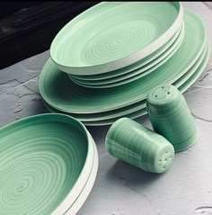 Обеденный сервиз 23пр. BLACK в подарочной упаковке Фарфор 108-291 118-108-291 Lenardi