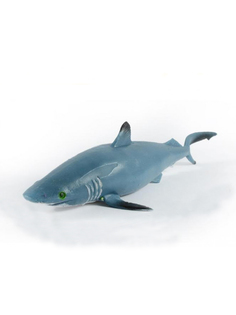 Фигурка Abtoys Юный натуралист: Морские обитатели Акула синяя резиновая PT-01716