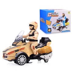 Игрушечная машинка Oubaoloon 22х12х18 см, произвольное движение, свет, звук, на батарейках