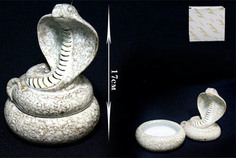 Шкатулка Змея 17см. в подарочной упаковке Фарфор 107-094 118-107-094 Lenardi