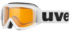 Очки Горнолыжные Uvex 2022-23 Snowcat S1 White Blk/Laser Gold
