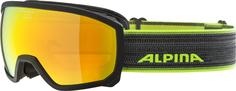 Очки Горнолыжные Alpina 2021-22 Scarabeo Jr. Q-Lite Black/Red S2