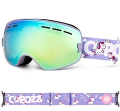 Маска горнолыжная детская COPOZZ GOG-243 Red lens Герой