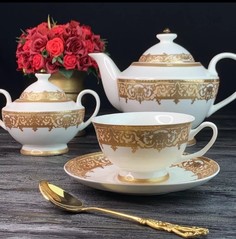 Чайный сервиз 14пр. САПФИР в подарочной упаковке 205-021 118-205-021 Lenardi