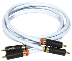 Кабель Supra EFF-ISL 2RCA - 2RCA 1м Grey