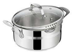 Кастрюля с крышкой Tefal Jamie Oliver Cook Smart E3114674, 24 см, 4,9 л