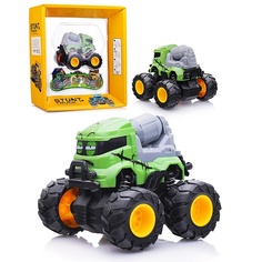 Игрушечная машинка Oubaoloon 10х9х8 см, пружинные амортизаторы, в коробке