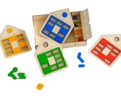 Мозаика-сортер Raduga kids Домик