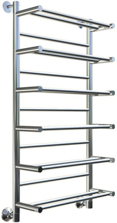 Полотенцесушитель водяной Тругор Вертикаль НП П ЛЦ35 100x50 с полкой