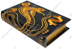 Книга-шкатулка для хранения денежных знаков (Бабосов) (Змея - Деньги), 22*15*5,5см KSD-F02