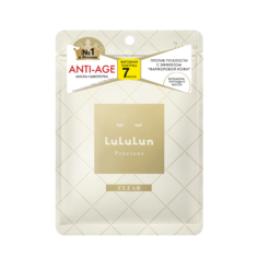 Маска для лица LuLuLun Precious Clear White тканевая, антивозрастная, 7 шт.