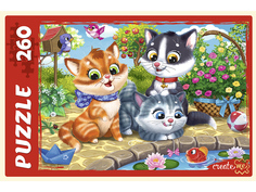 Пазл Рыжий кот Забавные котики №4, 260 элементов