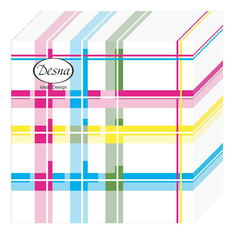 Салфетки бумажные разноцветные 1 слой 24 х 24 см 40 шт No Brand