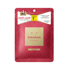 Маска для лица LuLuLun Precious Moist Red антивозрастная, тканевая, 7 шт.