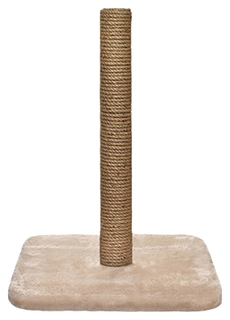 Когтеточка-столбик PetshopRu Вольт, бежевая, 40x40x55 см