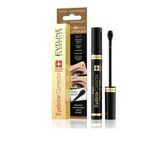 Корректор для бровей Eveline Cosmetics 5в1, светло-коричневый, 9 мл