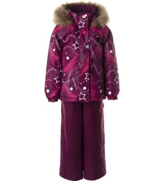 Комплект верхней одежды детский Huppa 45100030-22134 цв. бордовый р. 110