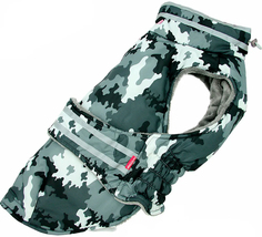 Попона для таксы For My Dogs серая FW1131-2021 TM2