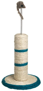 Когтеточка Котенок, Столб с мышкой, сизаль, 21x38 см