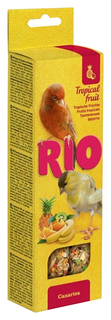 Палочки для канареек Rio с тропическими фруктами 2х40 г, 10 шт