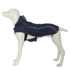 Попона для собак Triol Outdoor Navy, со светоотражающей полоской, 45 см, XXL