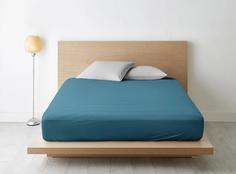 Простыня на резинке поплин гл/кр Ночь Нежна; Мурена;